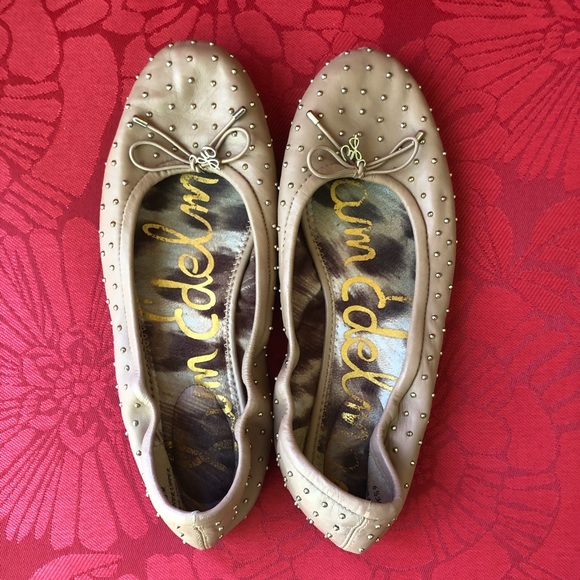 Sam Edelman- Studded Ballet Flats - Picture 2 of 5